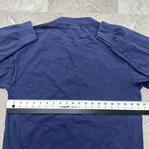 Vintage New England Patriots Shirt Long Sleeve Mens Medium Tall Graphic Tee y2k - Picture 6 of 8